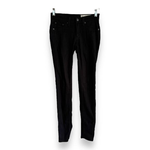 Rag & Bone Womens Jeans Sz 24 Black Plush Legging Style Pants W15030163 - Picture 4 of 11